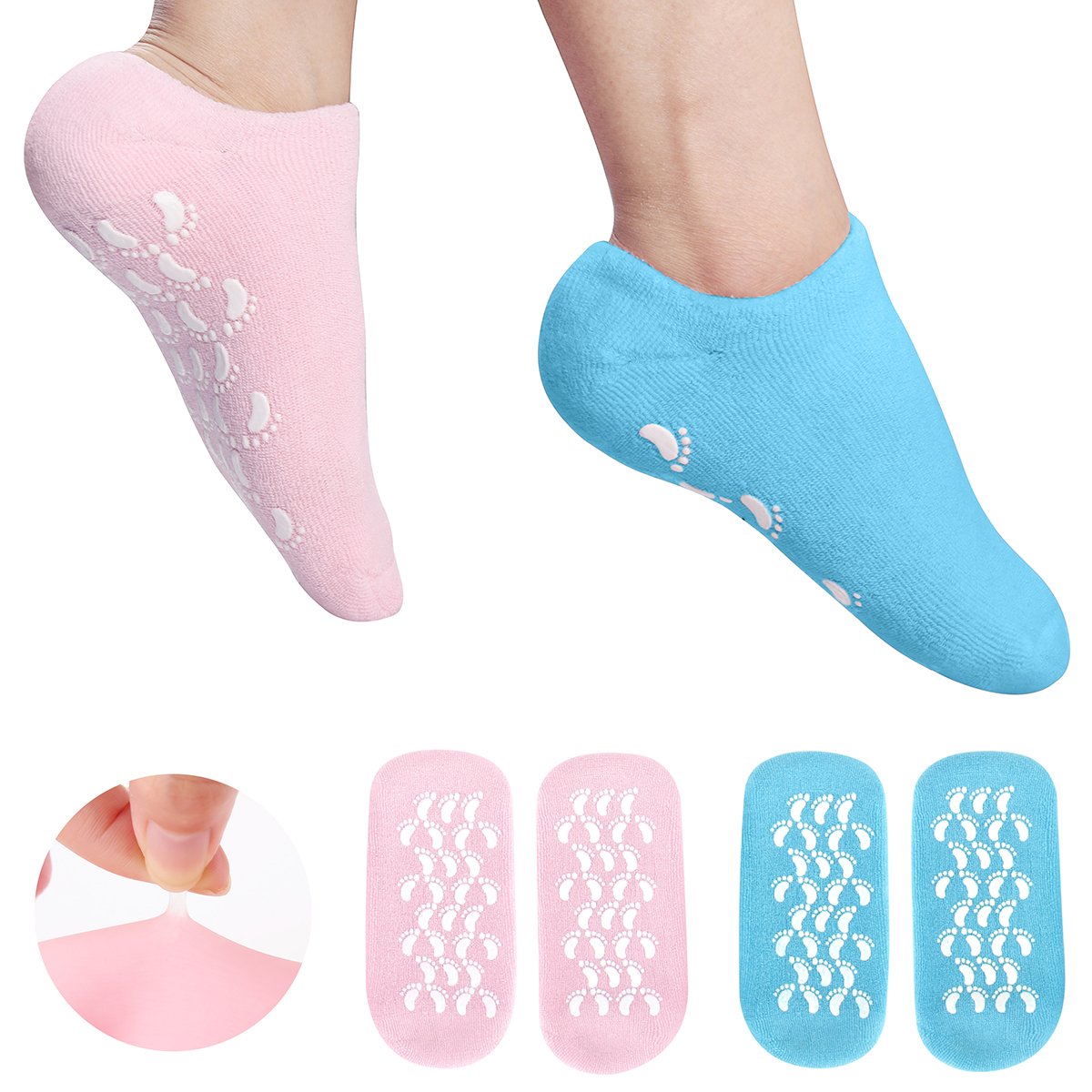 Återfuktande Gelsockor (2 par)