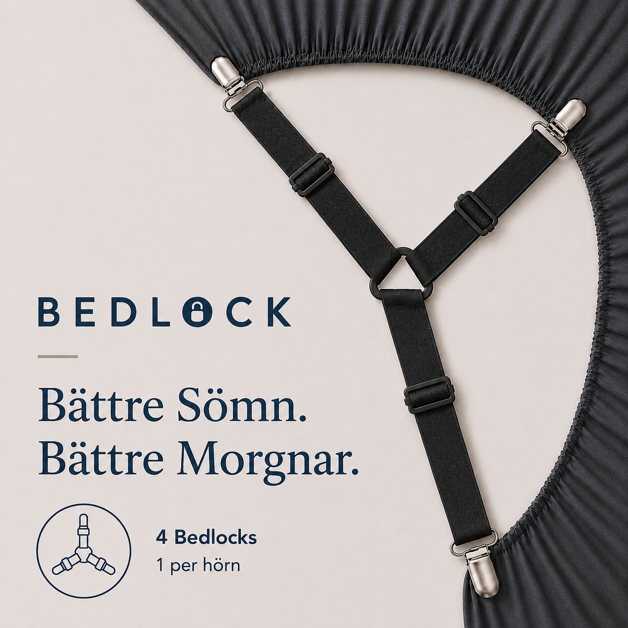 Bedlock – Lås fast lakanet. Lås upp sömnen.