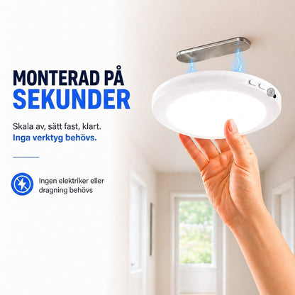 Lumora – Magnetisk Trådlös Taklampa