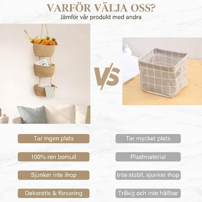 TRIOVA – Hängande korg i 3 nivåer